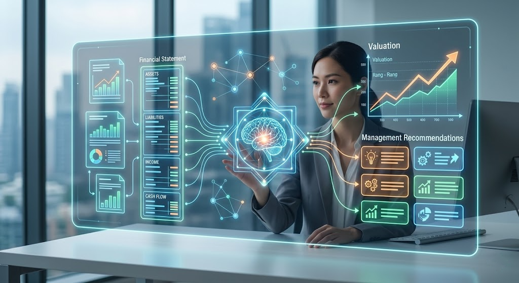 AI 財報洞察與智慧決策： 從數據拆解到管理策略生成